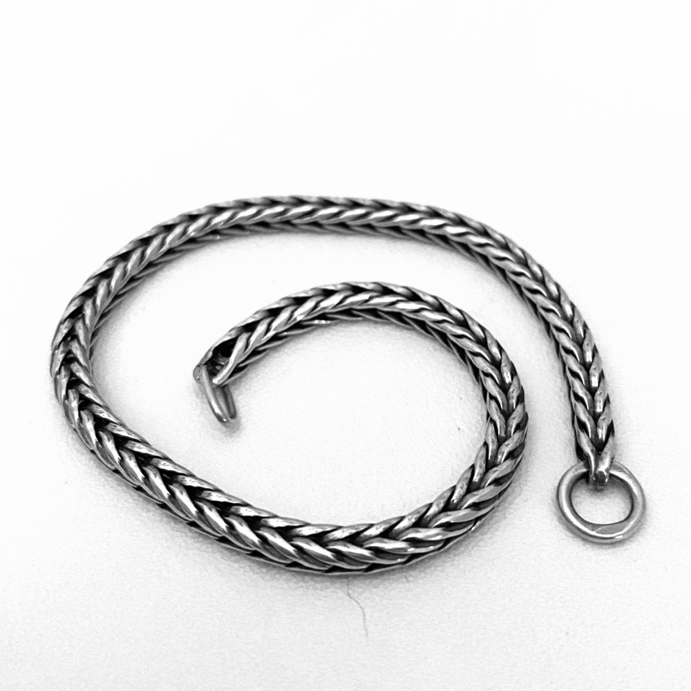 Trollbead Bracelet Chain, 6.3 in Silver